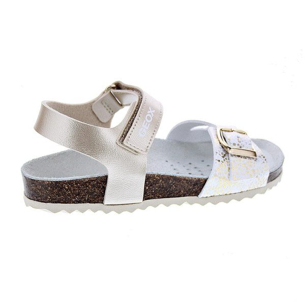 Sandalias Geox zapatos Niña modelo Adriel Oro 