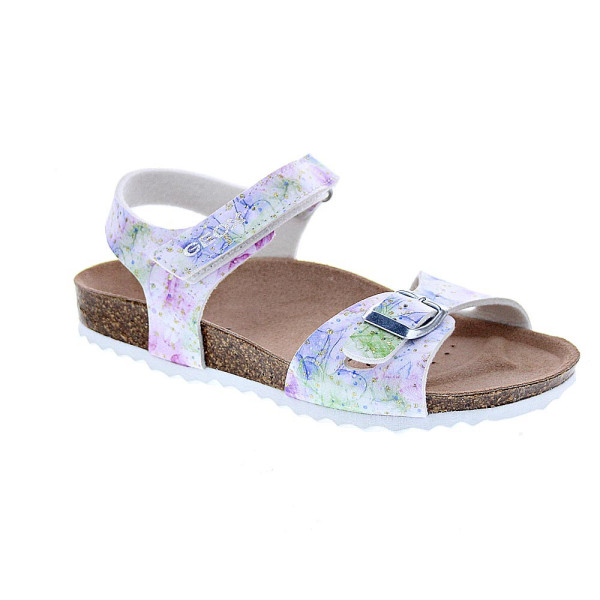 Sandalias Geox zapatos Niña modelo Adriel Blanco 