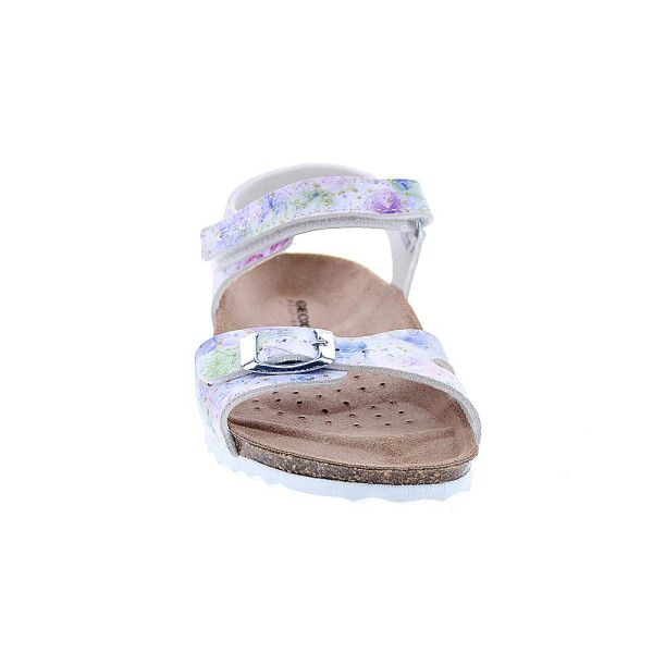 Sandalias Geox zapatos Niña modelo Adriel Blanco 