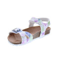 Sandalias Geox zapatos Niña modelo Adriel Blanco 