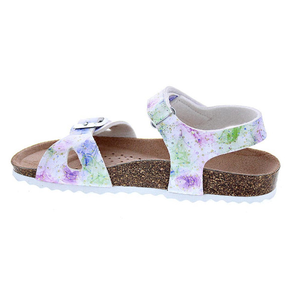 Sandalias Geox zapatos Niña modelo Adriel Blanco 