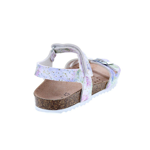 Sandalias Geox zapatos Niña modelo Adriel Blanco 