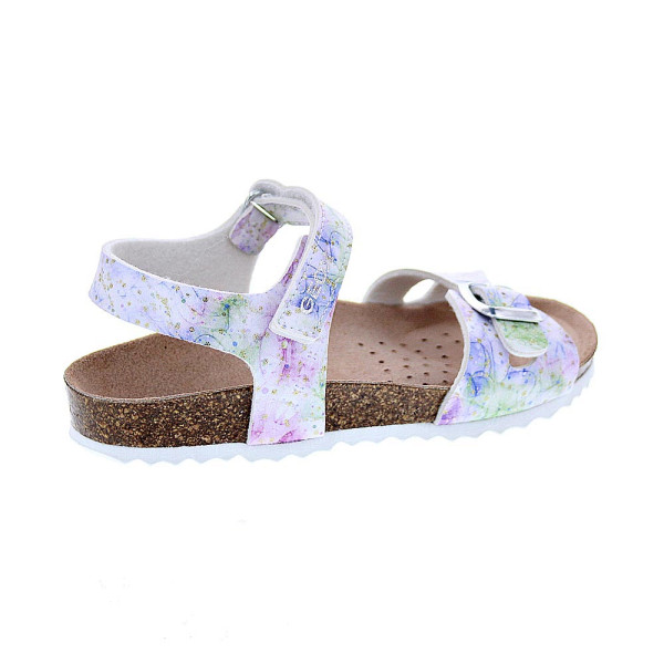 Sandalias Geox zapatos Niña modelo Adriel Blanco 