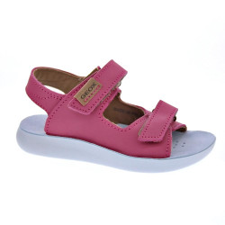 Sandalias Geox zapatos Niña modelo Sandal Lightfloppy Rosa Velcro 2