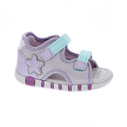 Sandalias Geox zapatos Niña modelo Sandal Iupidoo Violeta Velcro 2