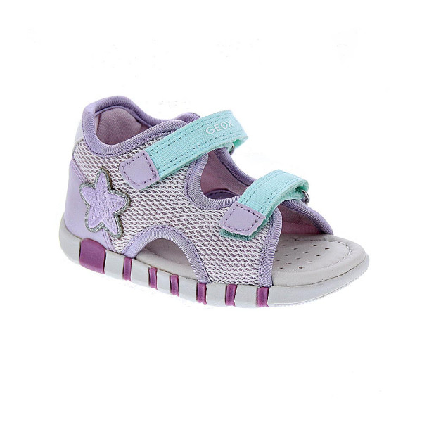 Sandalias Geox zapatos Niña modelo Sandal Iupidoo Violeta Velcro