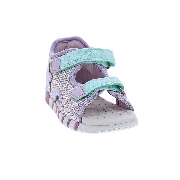 Sandalias Geox zapatos Niña modelo Sandal Iupidoo Violeta Velcro