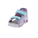 Sandalias Geox zapatos Niña modelo Sandal Iupidoo Violeta Velcro