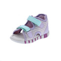 Sandalias Geox zapatos Niña modelo Sandal Iupidoo Violeta Velcro