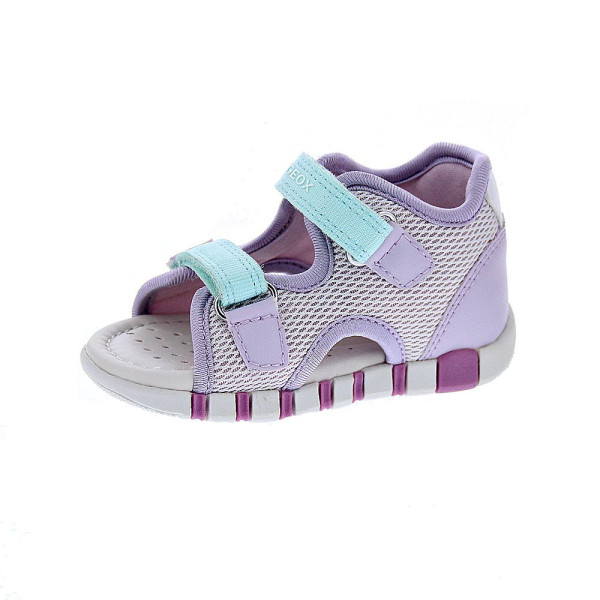 Sandalias Geox zapatos Niña modelo Sandal Iupidoo Violeta Velcro