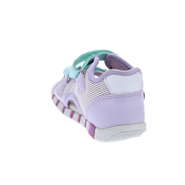 Sandalias Geox zapatos Niña modelo Sandal Iupidoo Violeta Velcro