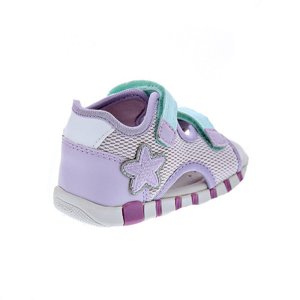 Sandalias Geox zapatos Niña modelo Sandal Iupidoo Violeta Velcro