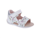 Sandalias Geox zapatos Niña modelo Sandal Tapuz Blanco Velcro