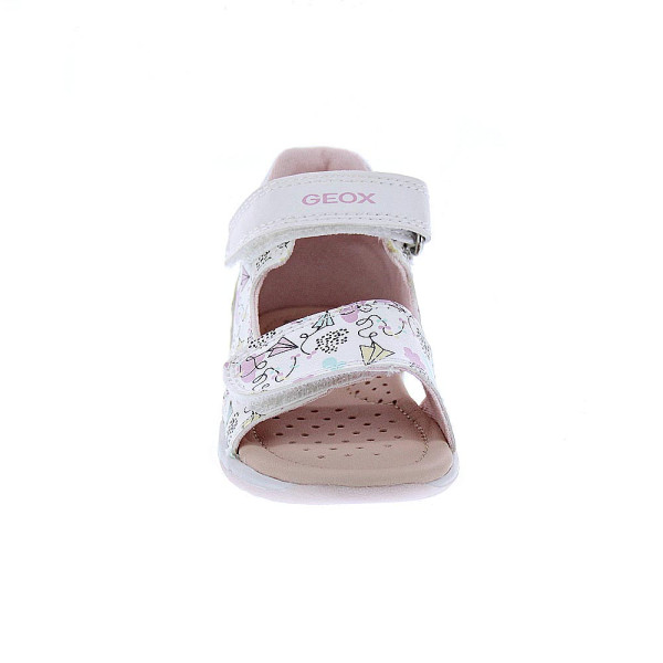 Sandalias Geox zapatos Niña modelo Sandal Tapuz Blanco Velcro