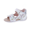 Sandalias Geox zapatos Niña modelo Sandal Tapuz Blanco Velcro