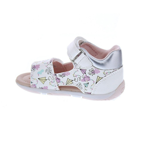 Sandalias Geox zapatos Niña modelo Sandal Tapuz Blanco Velcro