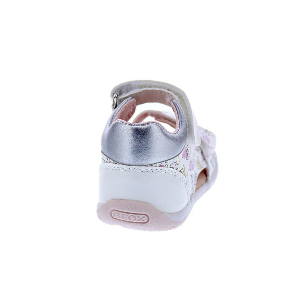 Sandalias Geox zapatos Niña modelo Sandal Tapuz Blanco Velcro