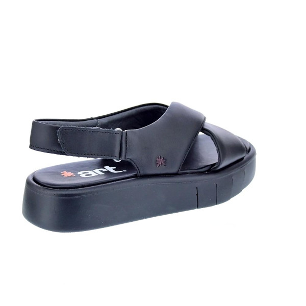 Sandalias Art Company zapatos Mujer modelo Malaga Negro Velcro