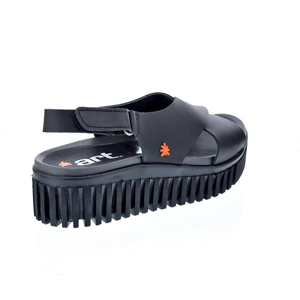 Sandalias Art Company zapatos Mujer modelo Brighton 1574 Negro Velcro