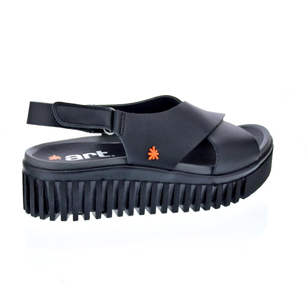 Sandalias Art Company zapatos Mujer modelo Brighton 1574 Negro Velcro