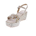 Sandalias Alma en Pena zapatos Mujer modelo V24AB2160 Beige 