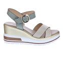 Sandalias Nero Giardini zapatos Mujer modelo E318737 Beige 