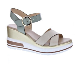 Sandalias Nero Giardini zapatos Mujer modelo E318737 Beige  2