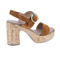 Sandalias Nero Giardini zapatos Mujer modelo E410390 Marrón 