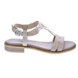 Sandalias Nero Giardini zapatos Mujer modelo E410464 Beige 