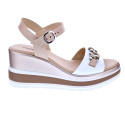 Sandalias Nero Giardini zapatos Mujer modelo E410530 Blanco 