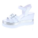 Sandalias Nero Giardini zapatos Mujer modelo E410570 Blanco 