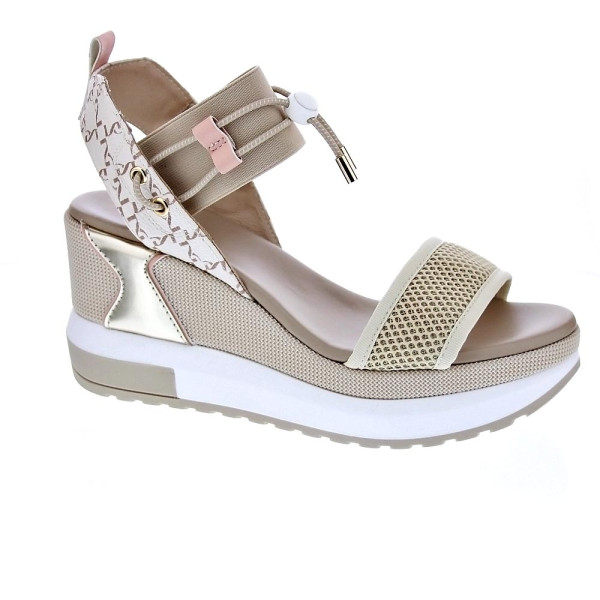 Sandalias Nero Giardini zapatos Mujer modelo E410680 Beige 