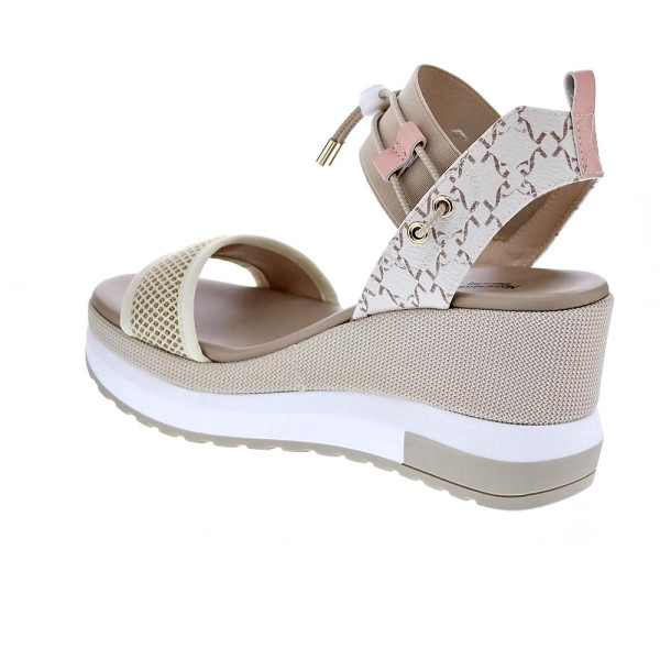 Sandalias Nero Giardini zapatos Mujer modelo E410680 Beige 