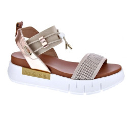 Sandalias Nero Giardini zapatos Mujer modelo E410701 Beige  2