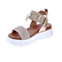 Sandalias Nero Giardini zapatos Mujer modelo E410701 Beige 