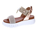 Sandalias Nero Giardini zapatos Mujer modelo E410701 Beige 