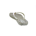 Chanclas Ilse Jacobsen zapatos Mujer modelo Cheerful plana dedo Oro 