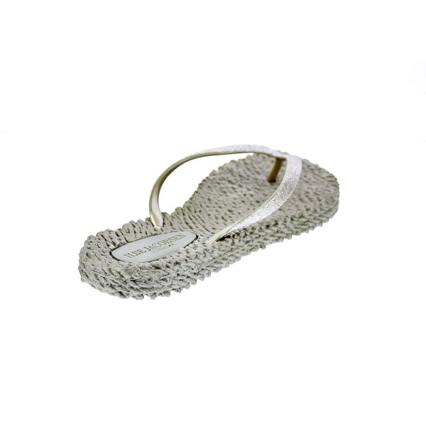 Chanclas Ilse Jacobsen zapatos Mujer modelo Cheerful plana dedo Oro 