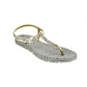 Chanclas Ilse Jacobsen zapatos Mujer modelo Cheerful dedo Oro 