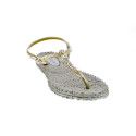 Chanclas Ilse Jacobsen zapatos Mujer modelo Cheerful dedo Oro 