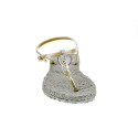 Chanclas Ilse Jacobsen zapatos Mujer modelo Cheerful dedo Oro 