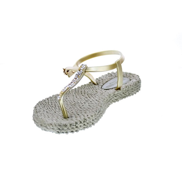 Chanclas Ilse Jacobsen zapatos Mujer modelo Cheerful dedo Oro 