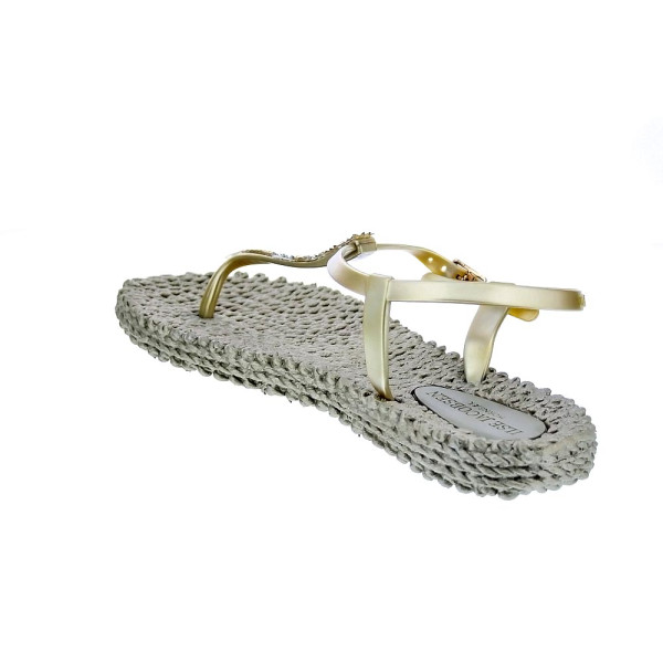 Chanclas Ilse Jacobsen zapatos Mujer modelo Cheerful dedo Oro 