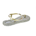 Chanclas Ilse Jacobsen zapatos Mujer modelo Cheerful dedo Oro 
