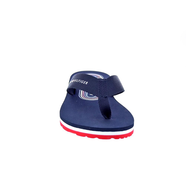 Chanclas Tommy Hilfiger zapatos Mujer modelo Global Stripes Azul 
