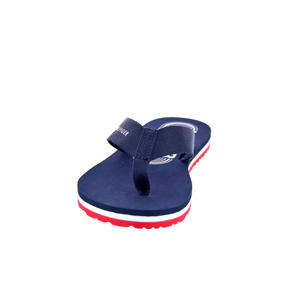 Chanclas Tommy Hilfiger zapatos Mujer modelo Global Stripes Azul 
