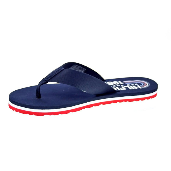 Chanclas Tommy Hilfiger zapatos Mujer modelo Global Stripes Azul 