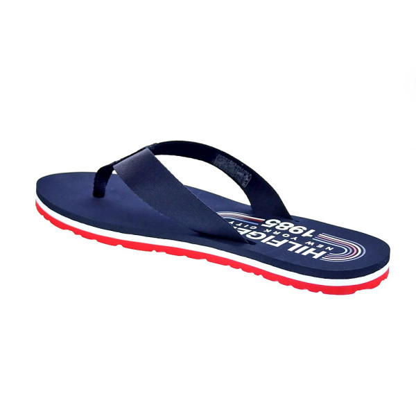 Chanclas Tommy Hilfiger zapatos Mujer modelo Global Stripes Azul 
