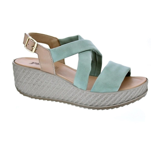 Sandalias Imac zapatos Mujer modelo 557670 Verde Hebilla