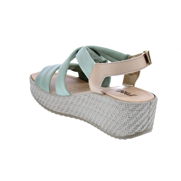 Sandalias Imac zapatos Mujer modelo 557670 Verde Hebilla